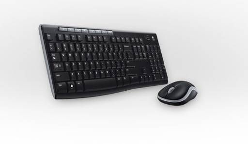Kit Combo Teclado y Mouse Inalámbrico Logitech MK270-1