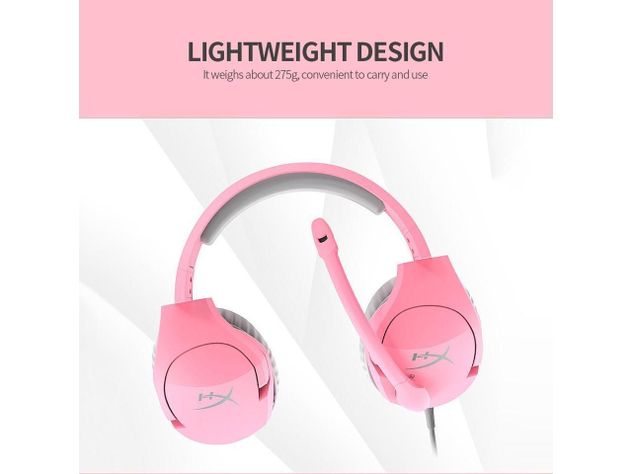 Audífonos Gamer HyperX Cloud Stinger, Rosado-1