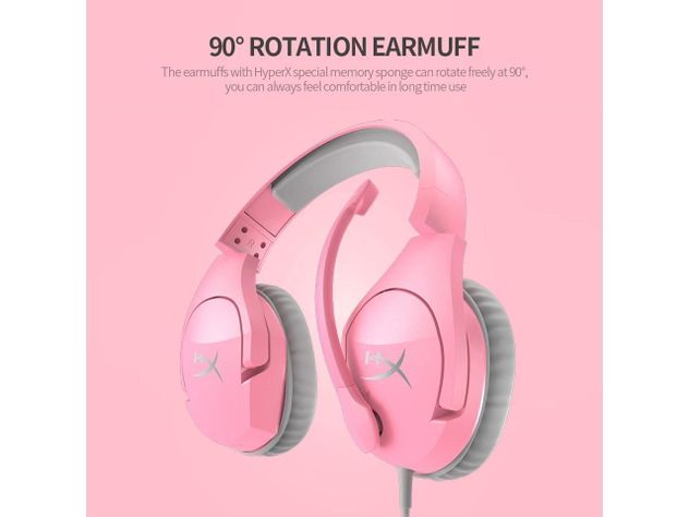 Audífonos Gamer HyperX Cloud Stinger, Rosado-3