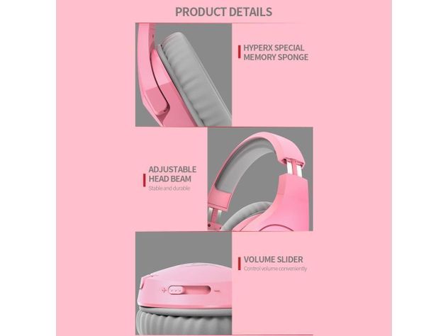 Audífonos Gamer HyperX Cloud Stinger, Rosado-5
