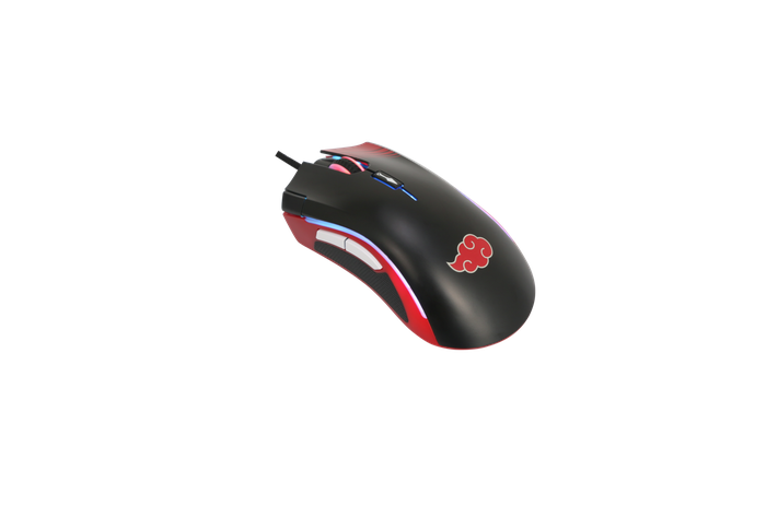 Mouse Gamer Checkpoint MX-200, Akatsuki, 7 Botones, 10000 DPI, RGB, Negro/Rojo-1