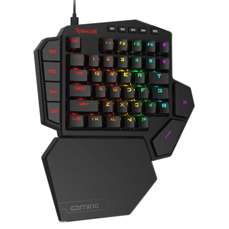 Teclado Mecánico Redragon Diti K585, Una mano-0