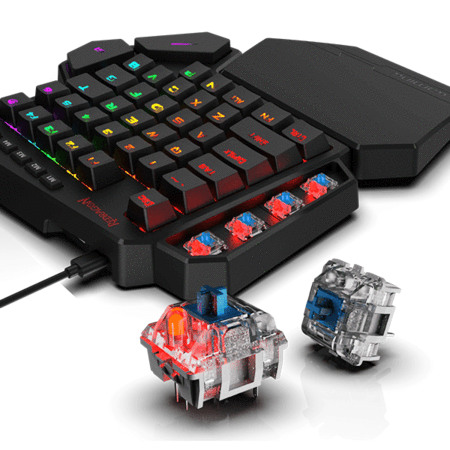 Teclado Mecánico Redragon Diti K585, Una mano-2
