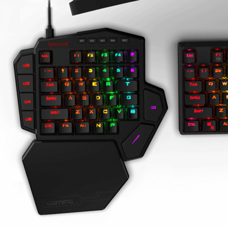 Teclado Mecánico Redragon Diti K585, Una mano-3