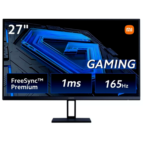 Monitor Gamer Xiaomi 27" G27i, 27" FHD 165Hz, 1ms GTG, Panel IPS, HDMI, DP-1