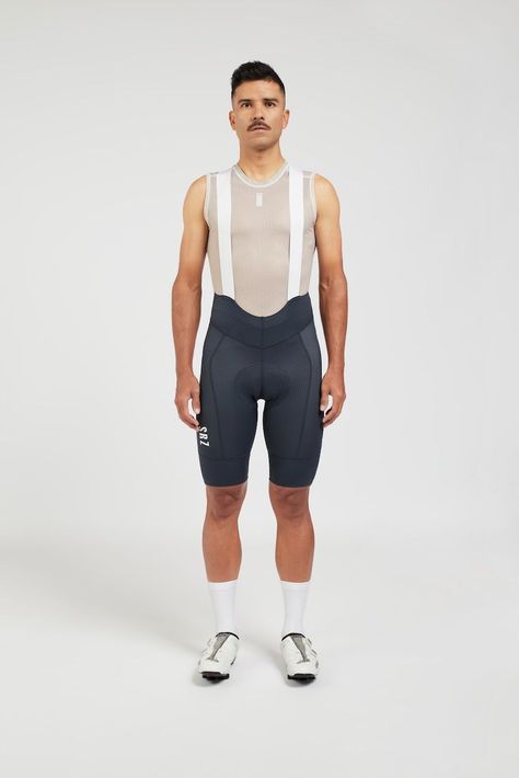 Calza Short Ciclismo con tirantes Suarez Hard Anthracite 2.3-0