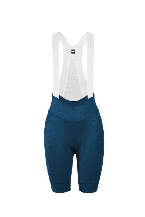 Calza Short Ciclismo con tirantes Suarez Hard Steel Blue W-3