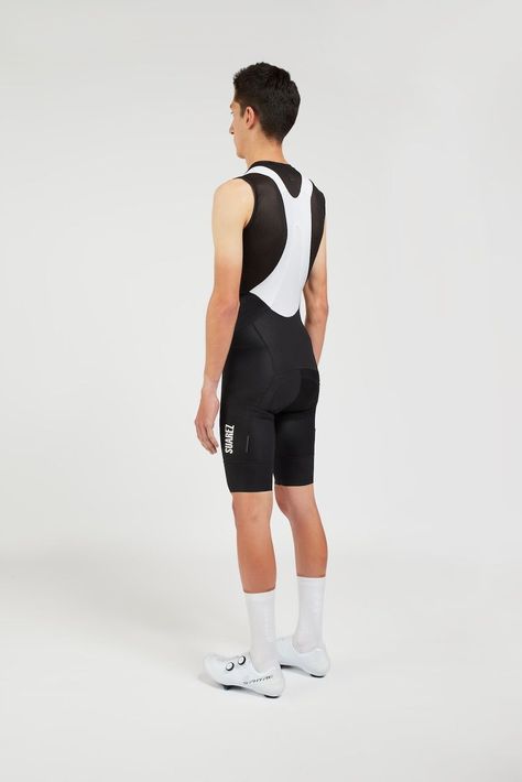 Calza Short Ciclismo con tirantes Suarez Hard Black 2.3-2
