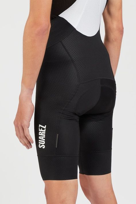 Calza Short Ciclismo con tirantes Suarez Hard Black 2.3-3