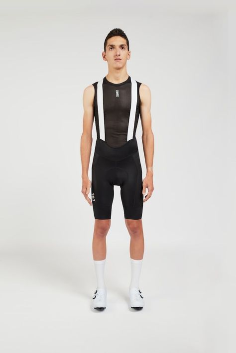 Calza Short Ciclismo con tirantes Suarez Hard Black 2.3-4