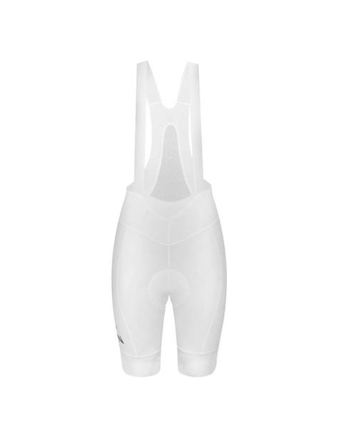 Calza Short Ciclismo con tirantes Suarez Hard White W-3