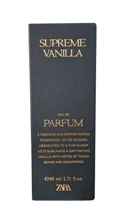 Perfume Zara. Supreme Vanilla. Eau de parfum. 80ml. Para Mujer-0