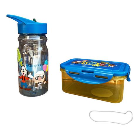      Set Escolar Value Disney 100 Años Hermetico + Botella color lila-0