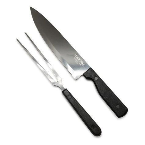 Set Cuchillo 32 Cm + Tenedor 28 Cm Black Bull-0