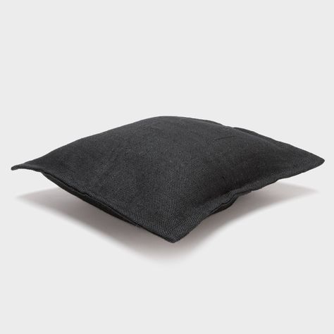 Set 2 fundas de cojín rustic negro 50x50cm-2