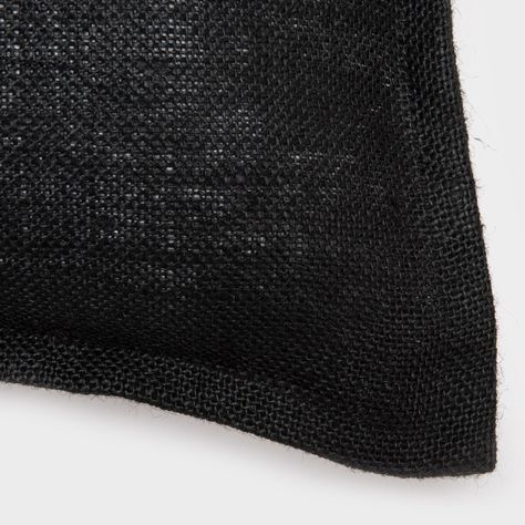 Set 2 fundas de cojín rustic negro 50x50cm-3