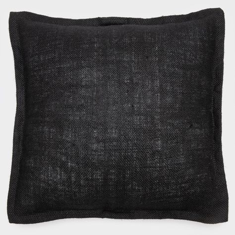 Set 2 fundas de cojín rustic negro 50x50cm-0