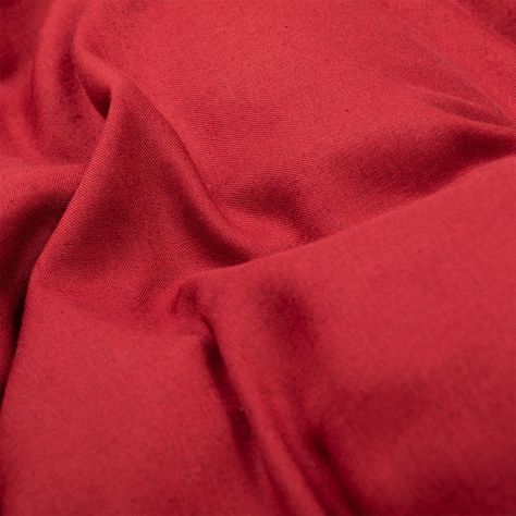 Funda de plumón rojo lino algodón 1P-1