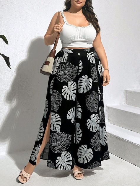 Tropical Paradise Pants Extra linda She Shines-1