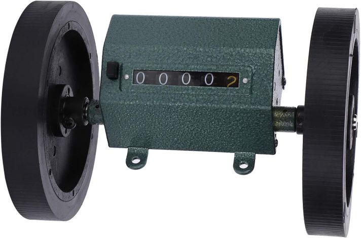 Odometro lineal para rollos de tela, plasticos o cuero-0