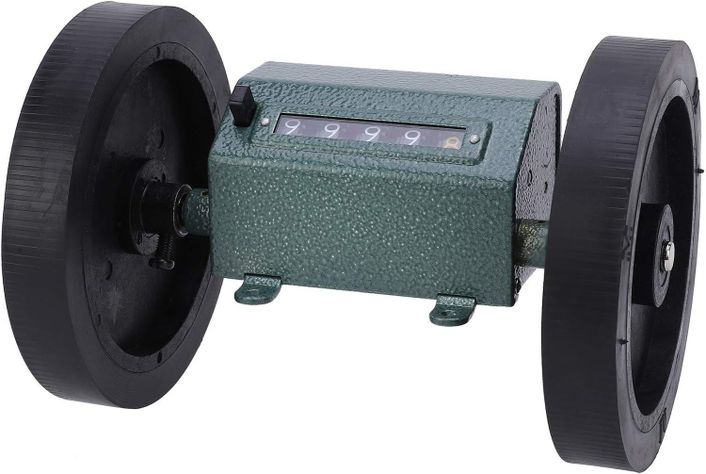Odometro lineal para rollos de tela, plasticos o cuero-1