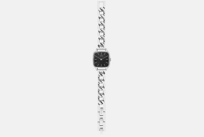 Reloj - Kate Revolt Silver Black-1