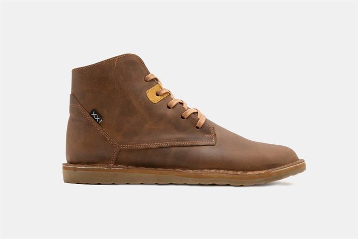 Botin Hombre de Cuero Pudu High Cafe Bestias-0