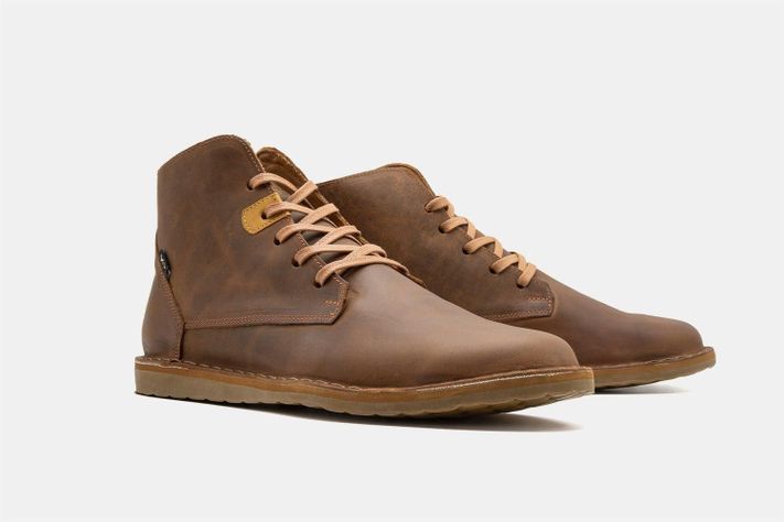 Botin Hombre de Cuero Pudu High Cafe Bestias-2