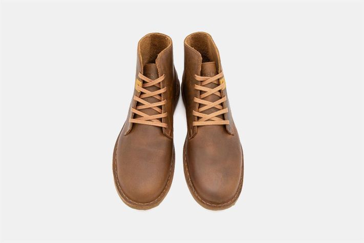 Botin Hombre de Cuero Pudu High Cafe Bestias-4