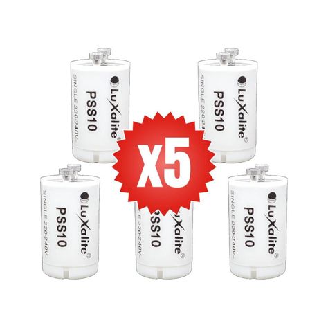 Pack x5 Partidor Universal 4-65W PS S10 para fluorescentes-2