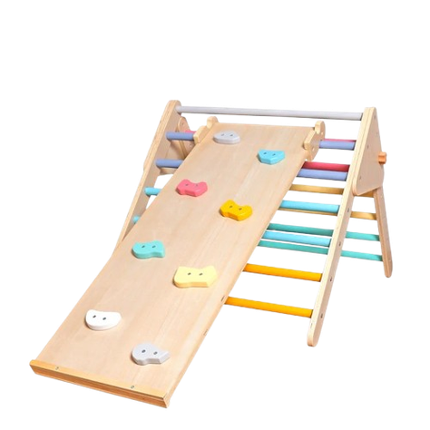 Centro de actividades didácticas y motoras Pikler. Juego de escaleras.-4
