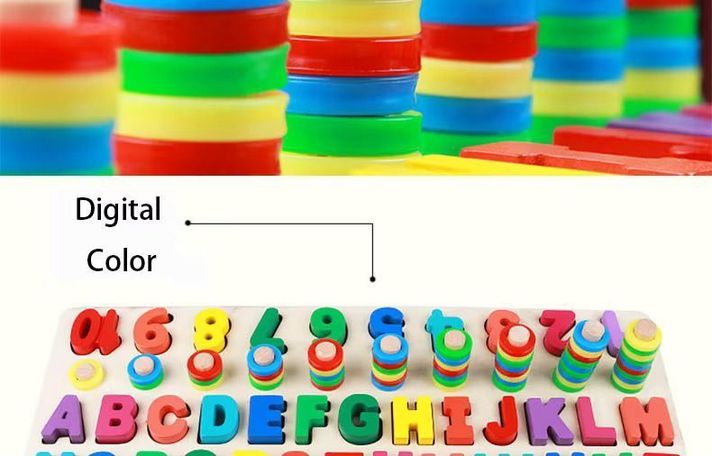 Rompecabezas De Números encaje Abecedario Niños cd10013-4