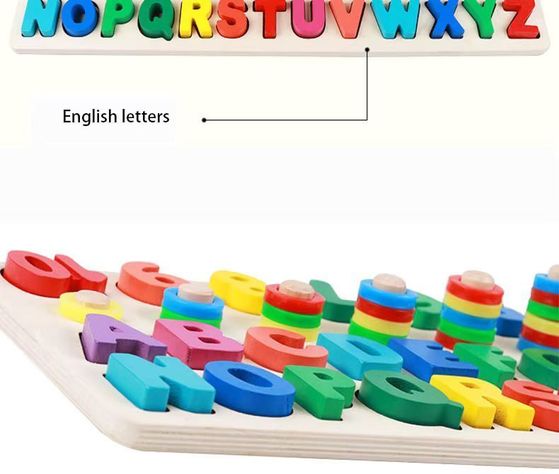 Rompecabezas De Números encaje Abecedario Niños cd10013-5