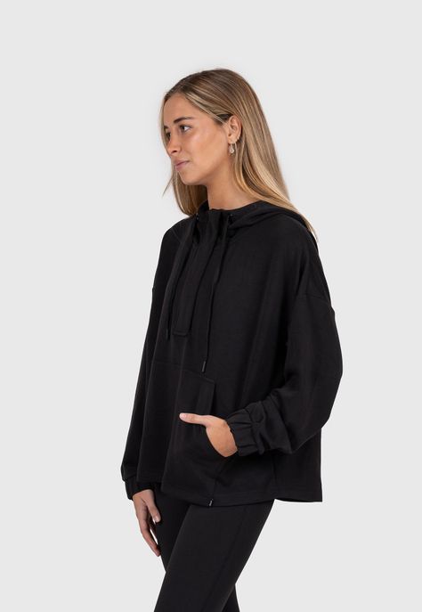 Women Sweatshirt Active Black Bubba-2