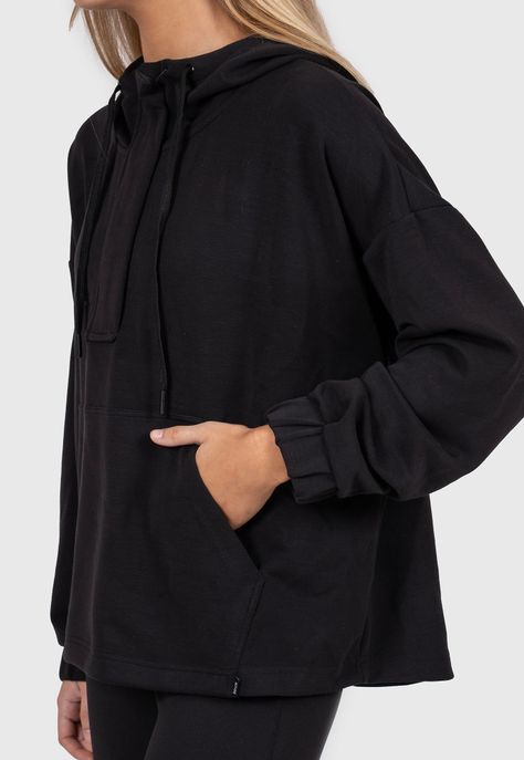Women Sweatshirt Active Black Bubba-3