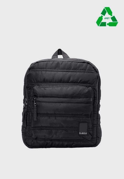Mochila Matte Unique Black Velvet Mini Rpet Bubba Essentials-0