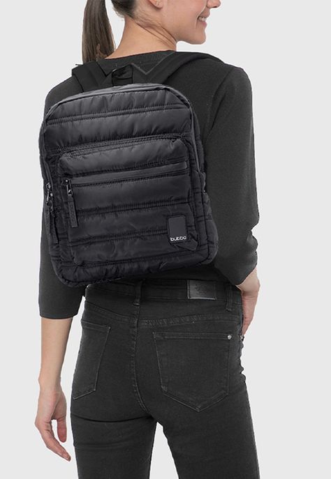 Mochila Matte Unique Black Velvet Mini Rpet Bubba Essentials-1