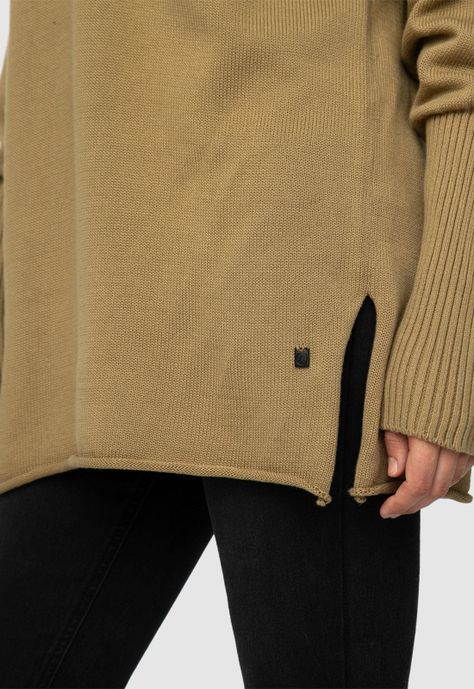 Women Sweater Beige Black Bubba-2