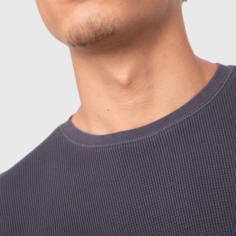 Crewneck Organic Cotton Dark Grey  Black Bubba-3
