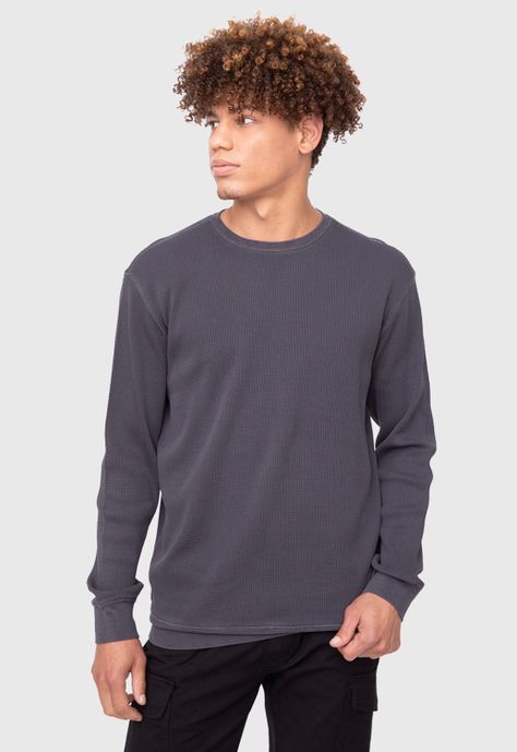Crewneck Organic Cotton Dark Grey  Black Bubba-0