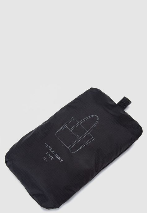 Tote Plegable Ripstop Black Black Bubba-7