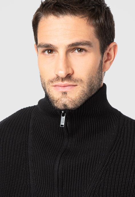 Chaleco Half Zipper Black Black Bubba-2
