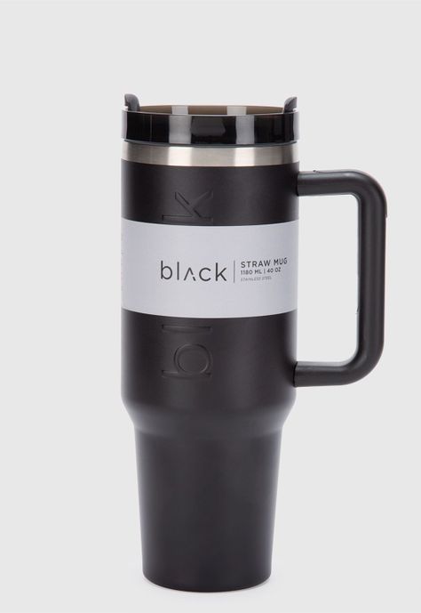 Straw Mug 40 Oz Black Bubba-6