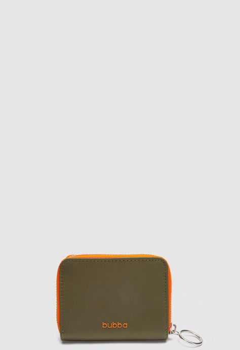 Billetera Charlotte Doble Check Green Mini Bubba Essentials-0