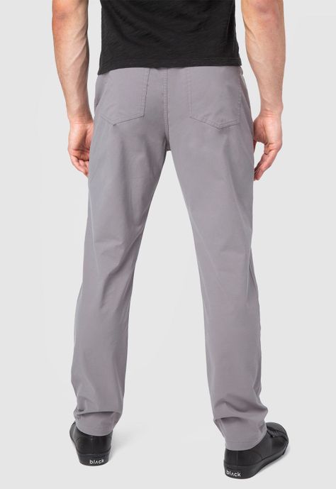 Pantalon Cotton Spandex Grey Black Bubba-6