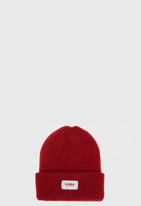 Beanie Red Bubba Essentials-0