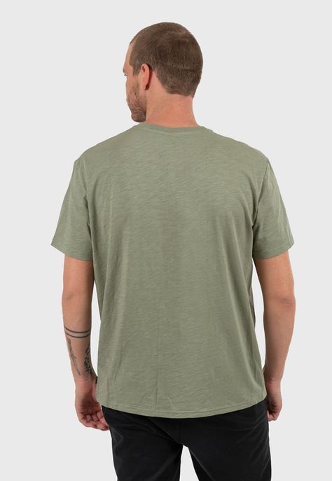 Essential Tee Pocket Military Black Bubba-1