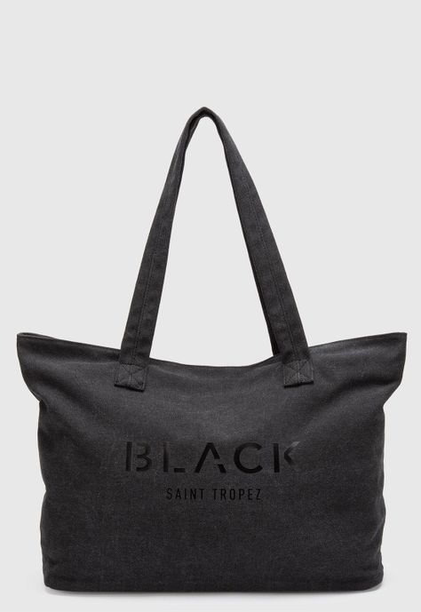 Tote Canvas Black Black Bubba-0