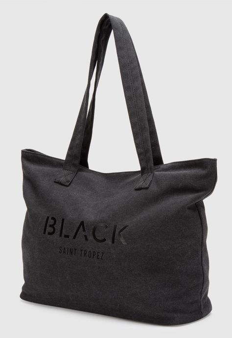 Tote Canvas Black Black Bubba-1
