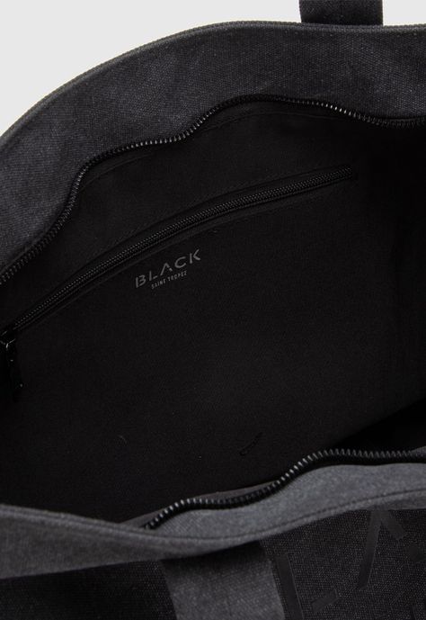 Tote Canvas Black Black Bubba-4